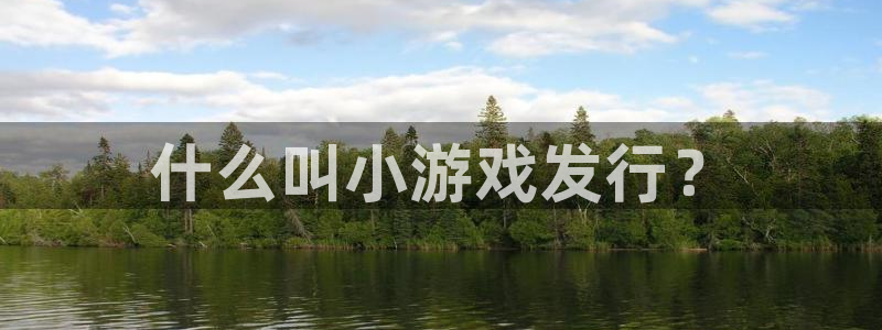新宝GG官网登录注册账号失败怎么办：什么叫小游戏发行？