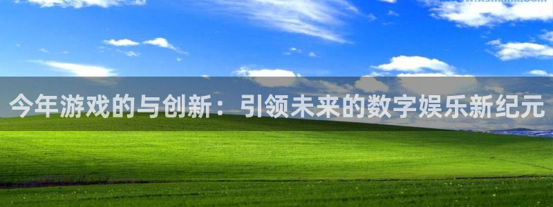 新宝GG官网挂机项目怎么样可靠吗：今年游戏的与创新：引领未来的数字娱乐新纪元